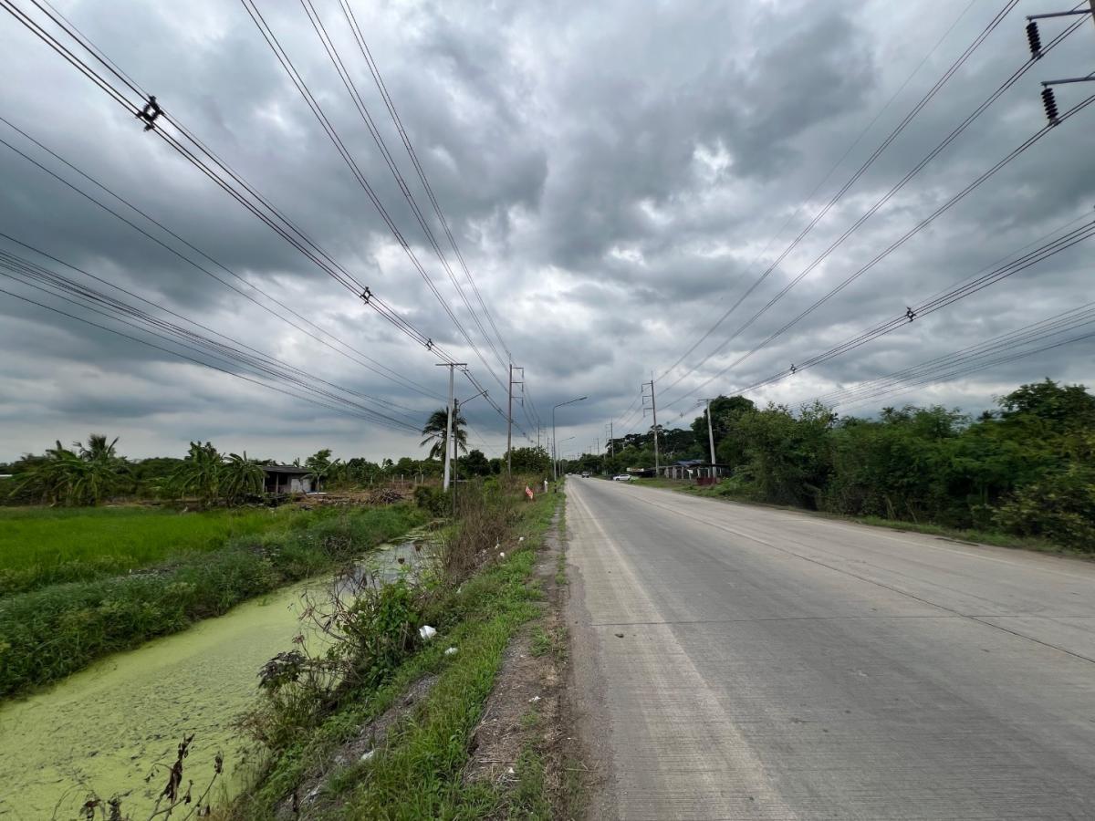 6712-100  ขาย ที่ดิน ลำลูกกา ปทุมธานี ติดถนนใหญ่ เหมาะลงทุนพัฒนาจัดสรรพื้นที่ 