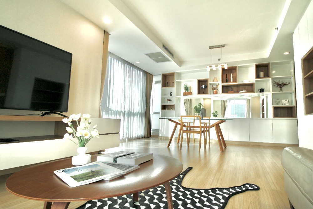 6712-157 ให้เช่าหรือขาย คอนโด ราชดำริ ชิดลม BTSราชดำริ The Rajdamri Condo ห้องมุม 2ห้องนอน