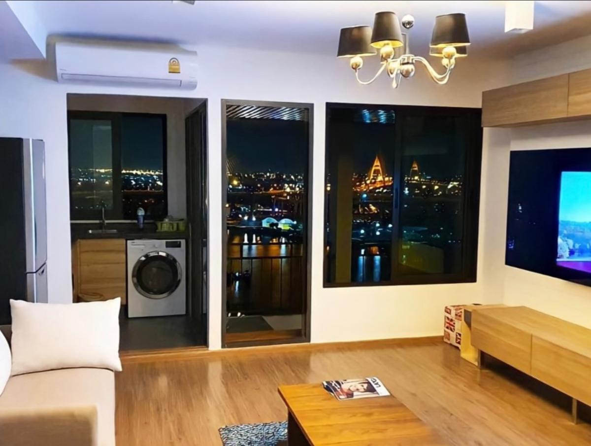 6712-233 ให้เช่า คอนโด พระราม3 สาธุประดิษฐ์ U Delight Residence Riverfront Rama3 2 ห้องนอน วิวแม่น้ำ