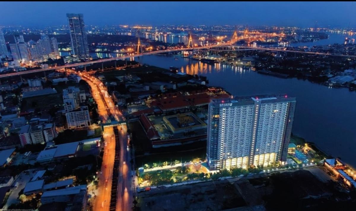 6712-233 ให้เช่า คอนโด พระราม3 สาธุประดิษฐ์ U Delight Residence Riverfront Rama3 2 ห้องนอน วิวแม่น้ำ