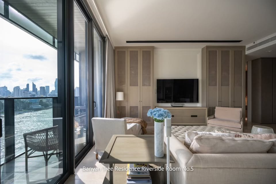 6801-056 ขาย คอนโดหรู เจริญกรุง, BTSคลองสาน, Banyan Tree Residences Riverside Bangkok, วิวแม่น้ำ