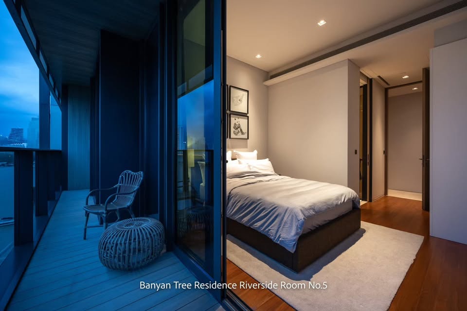 6801-056 ขาย คอนโดหรู เจริญกรุง, BTSคลองสาน, Banyan Tree Residences Riverside Bangkok, วิวแม่น้ำ