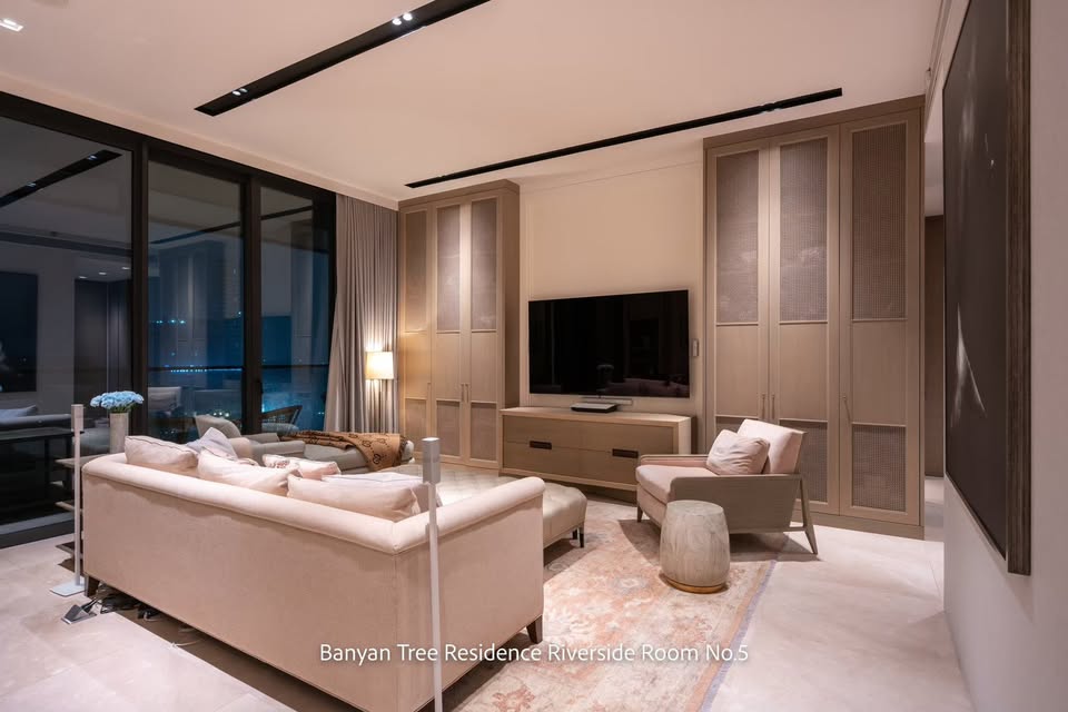 6801-056 ขาย คอนโดหรู เจริญกรุง, BTSคลองสาน, Banyan Tree Residences Riverside Bangkok, วิวแม่น้ำ