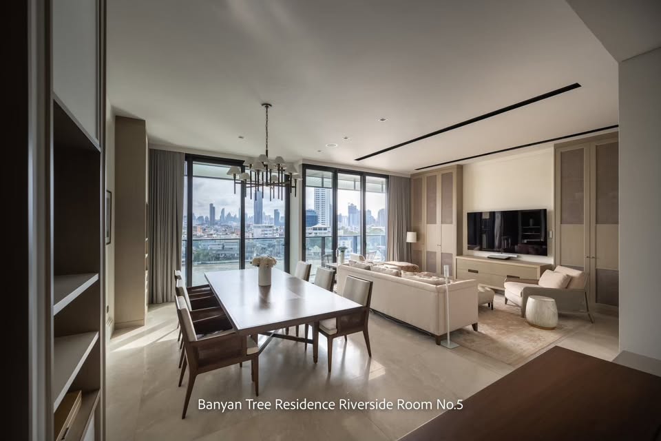 6801-056 ขาย คอนโดหรู เจริญกรุง, BTSคลองสาน, Banyan Tree Residences Riverside Bangkok, วิวแม่น้ำ