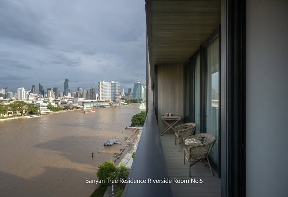 6801-056 ขาย คอนโดหรู เจริญกรุง, BTSคลองสาน, Banyan Tree Residences Riverside Bangkok, วิวแม่น้ำ