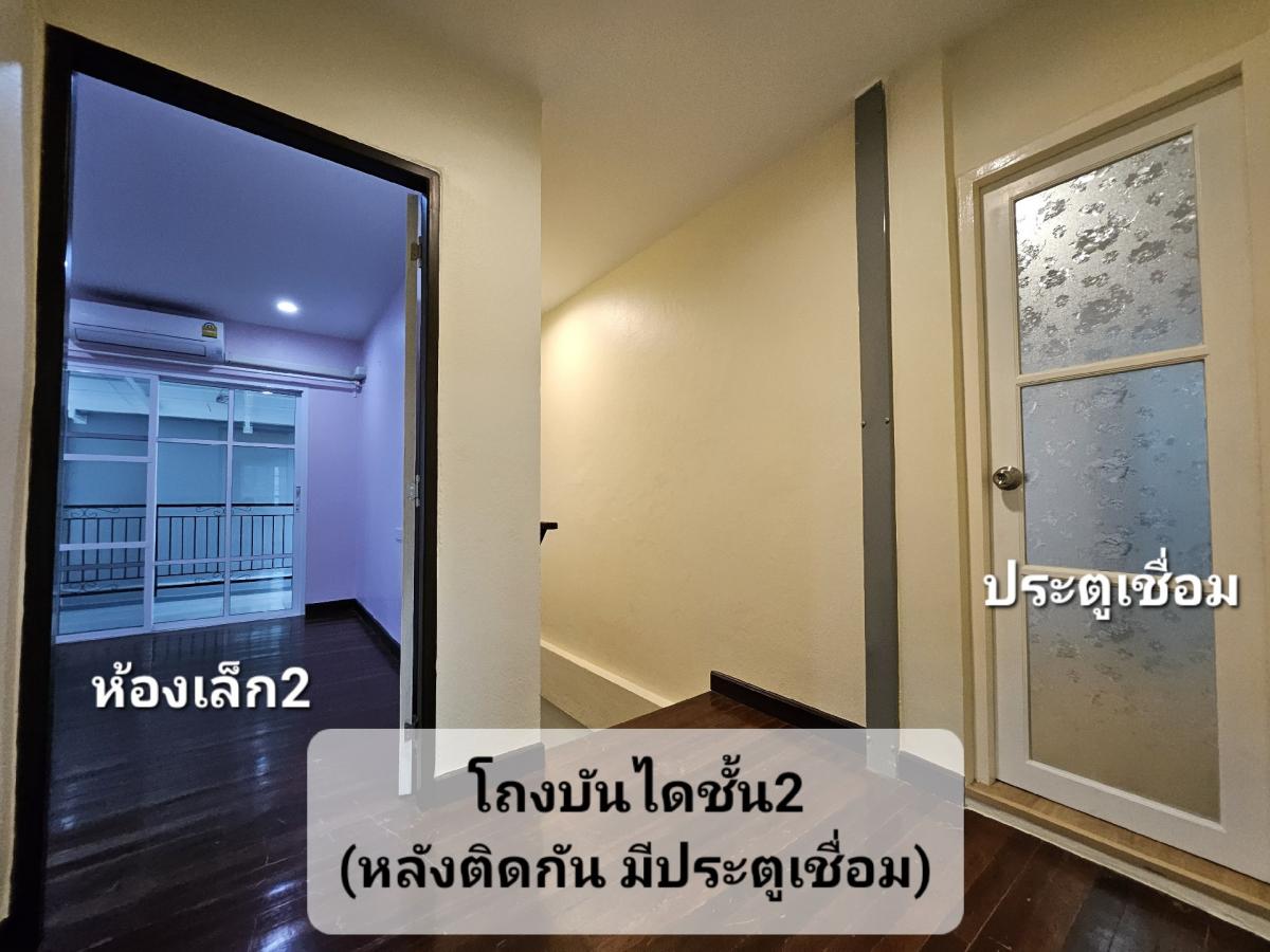 6801-093 ขายหรือให้เช่า ทาวน์โฮม 2 ชั้น นอกโครงการ รีโนเวทใหม่ ทำเลดีเข้า-ออกได้หลายทาง 4 ห้องนอน