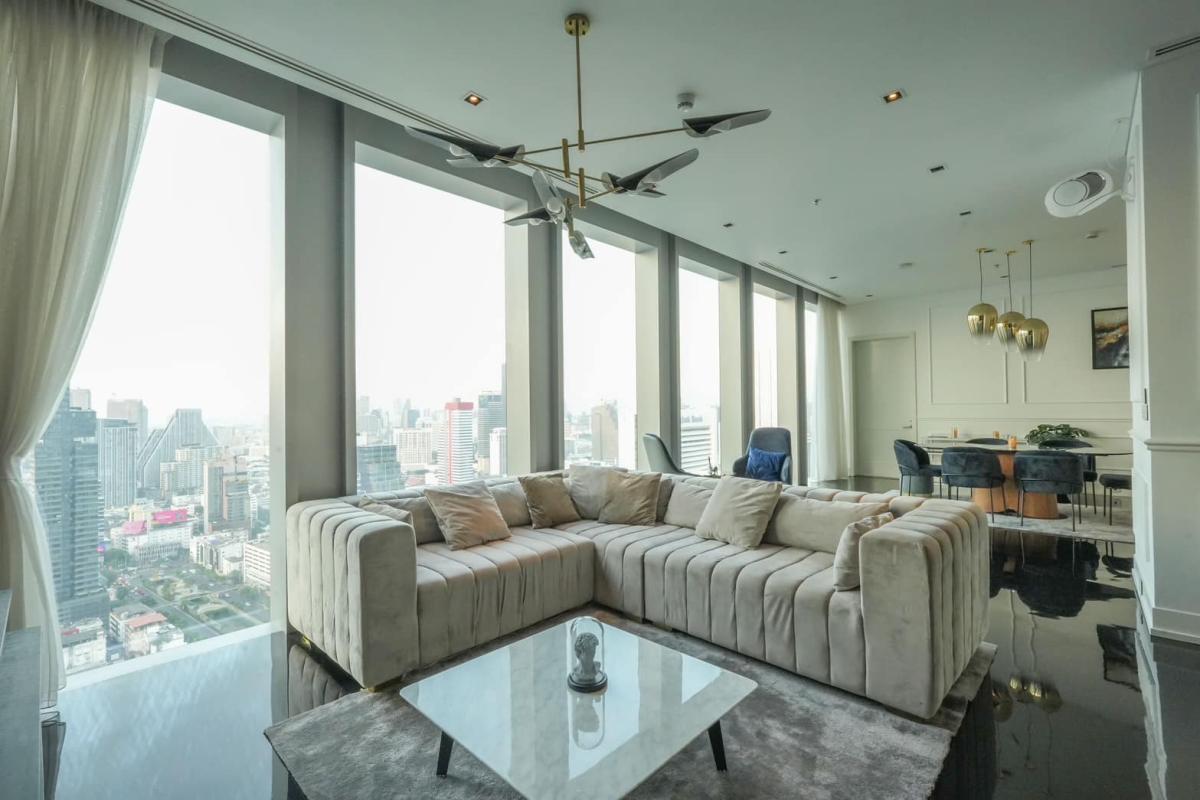 6803-011# ให้เช่า คอนโด สาทร สีลม BTSช่องนนทรี The Ritz-Carlton Residences, Bangkok 2ห้องนอน ชั้นสูง